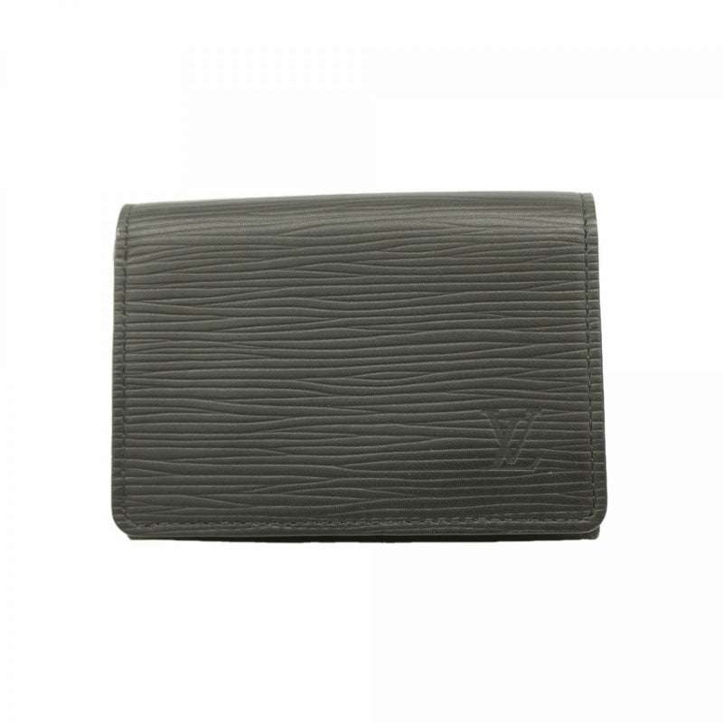 【6fa0492】ルイヴィトン カードケース エピ アンヴェロップカルトドゥヴィジット M60652 ノワール【中古】メンズ レディース ユニセックス