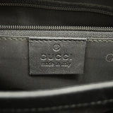 【6fa0498】グッチ ハンドバッグ バンブー 002 1061 レザー ブラック シルバー金具【中古】レディース