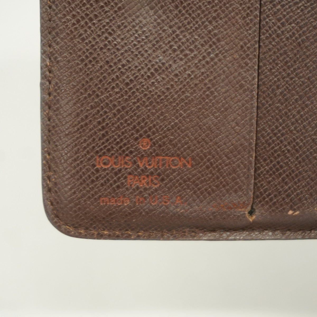 【6fa0503】ルイヴィトン 財布 ダミエ コンパクトジップ N61668 エベヌ【中古】レディース