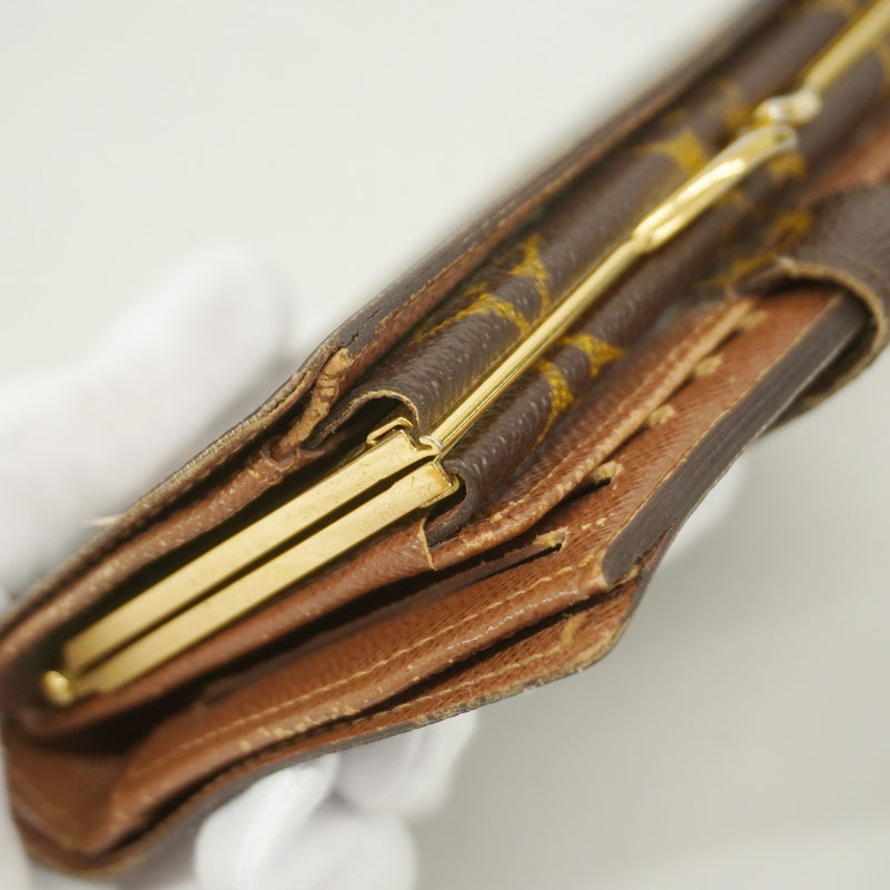 【6fa0505】ルイヴィトン 財布 モノグラム ポルトフォイユヴィエノワ M61674 ブラウン【中古】レディース