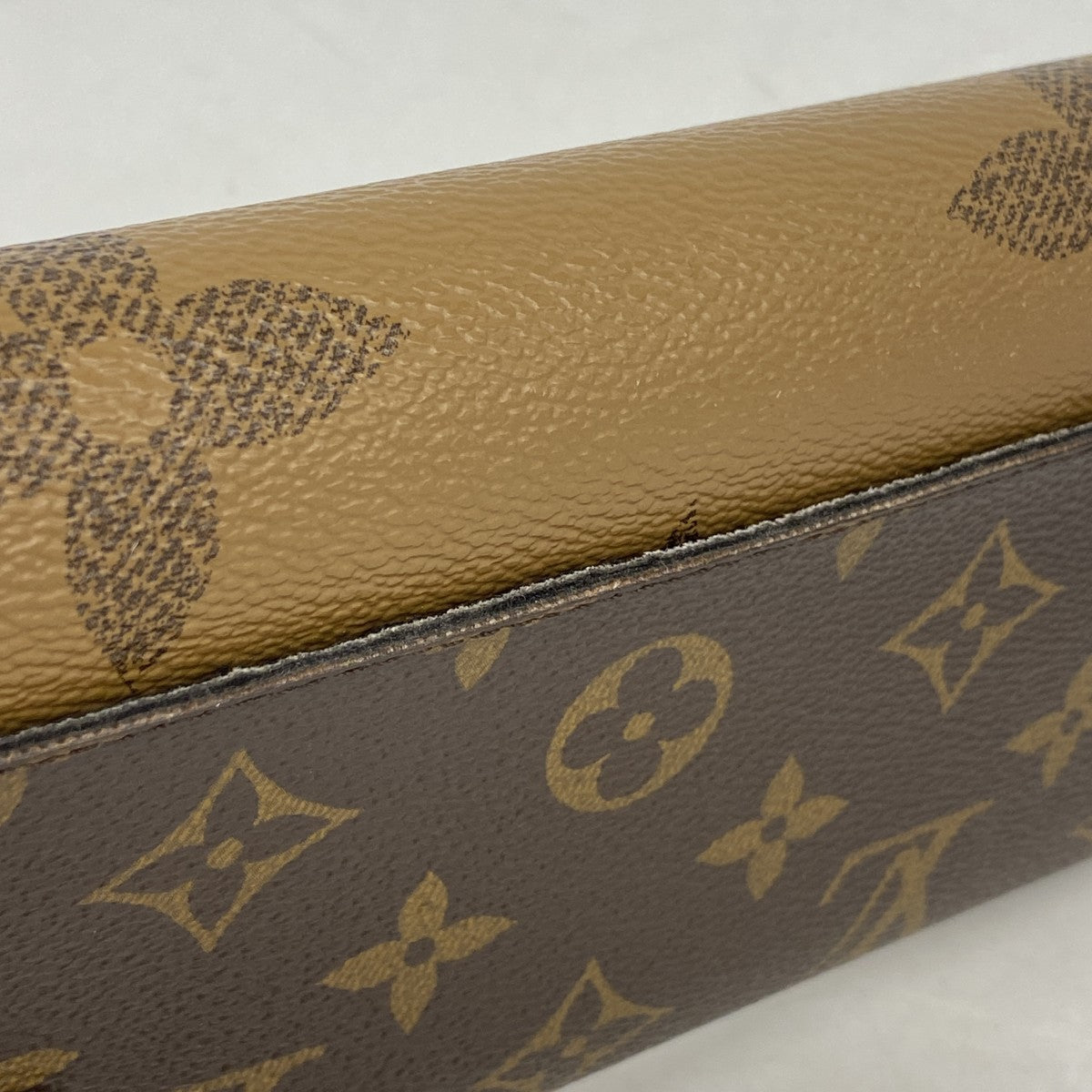 【6fa0515-k】ルイヴィトン 長財布 モノグラム・リバース ポルトフォイユサラ M80726 ブラウン【中古】レディース