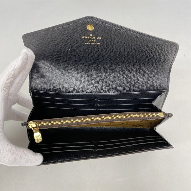 【6fa0515-k】ルイヴィトン 長財布 モノグラム・リバース ポルトフォイユサラ M80726 ブラウン【中古】レディース