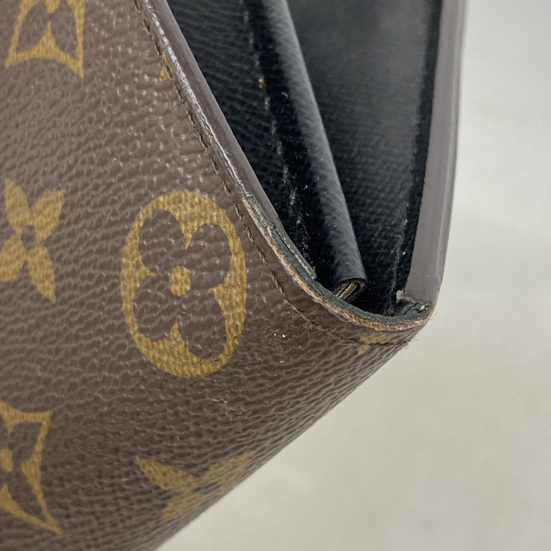 【6fa0515-k】ルイヴィトン 長財布 モノグラム・リバース ポルトフォイユサラ M80726 ブラウン【中古】レディース