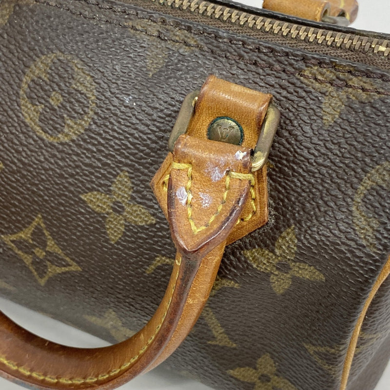 【6fa0517-k】ルイヴィトン ハンドバッグ モノグラム ミニスピーディ M41534 ブラウン【中古】レディース