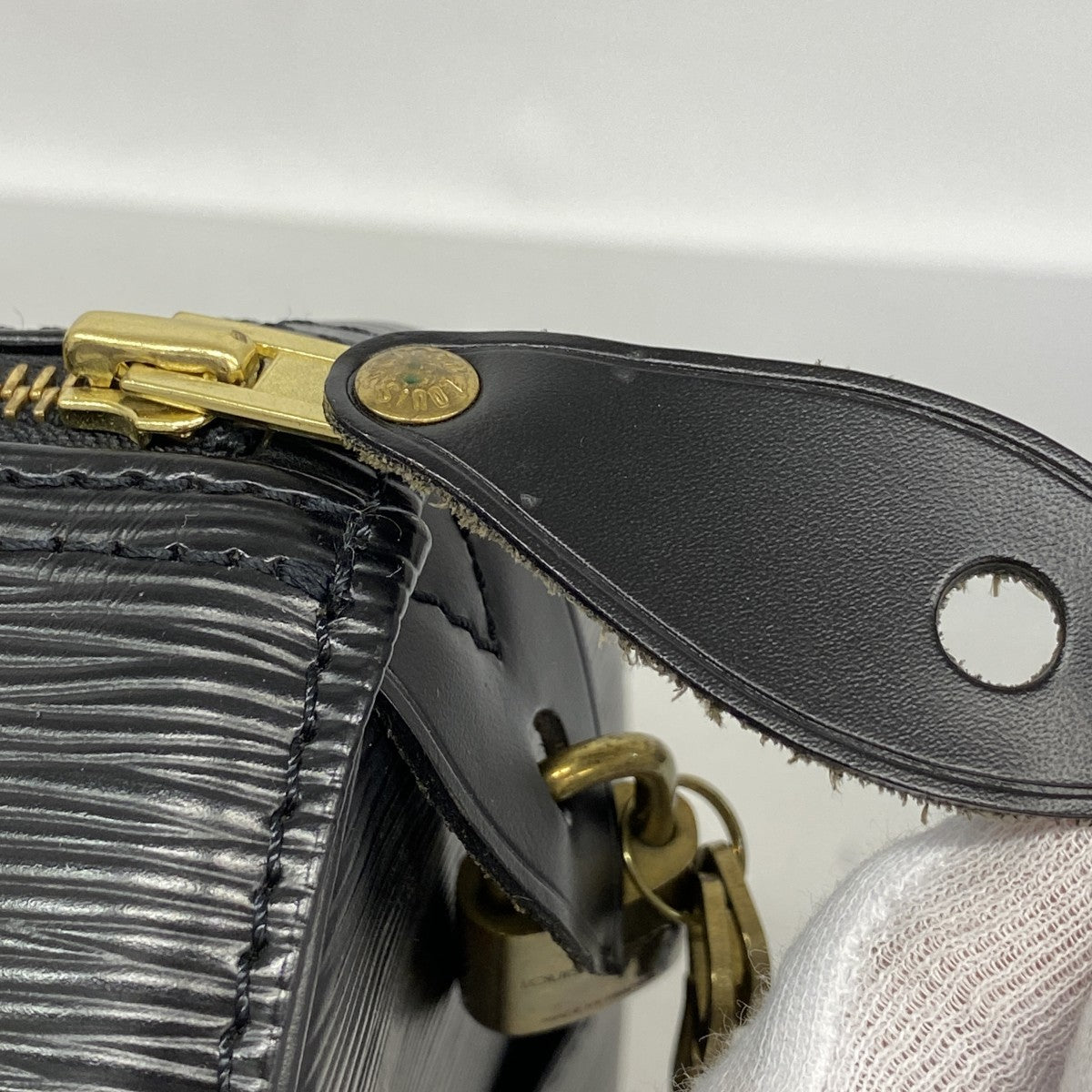 【6fa0518-k】ルイヴィトン ハンドバッグ エピ スピーディ35 M42992 ノワール【中古】レディース