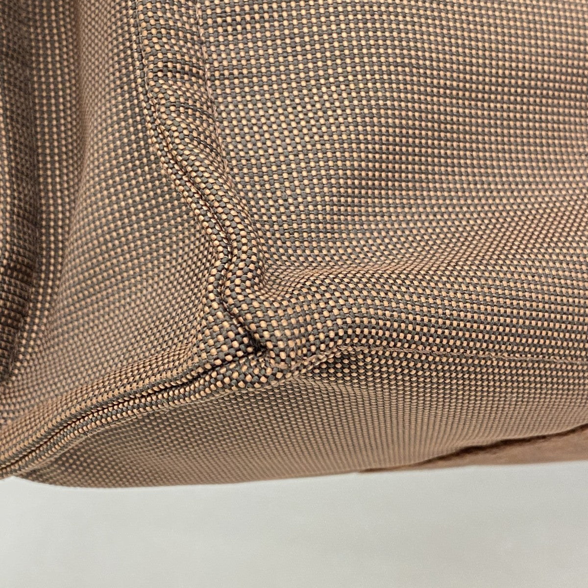 【6fa0521-k】エルメス トートバッグ エールラインMM キャンバス ブラウン シルバー金具【中古】メンズ レディース ユニセックス