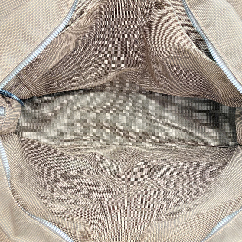 【6fa0521-k】エルメス トートバッグ エールラインMM キャンバス ブラウン シルバー金具【中古】メンズ レディース ユニセックス