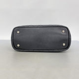 【6fa0529-k】シャネル トートバッグ キャビアスキン ブラック シルバー金具【中古】レディース