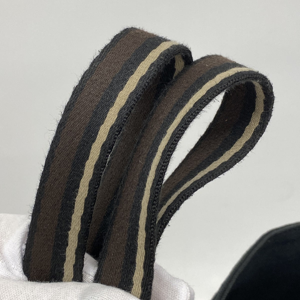 【6fa0531-k】エルメス トートバッグ トロカホリゾンタルMM キャンバス ブラック シルバー金具【中古】メンズ レディース ユニセックス
