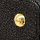 【6fa0532-e】ルイヴィトン ハンドバッグ カプシーヌMM M25386 ブラック ベージュ 2wayバッグ【中古】レディース