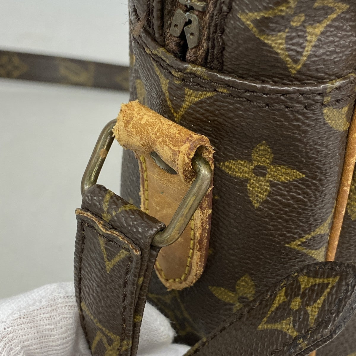 【6fa0542】ルイヴィトン ショルダーバッグ モノグラム ダヌーブMM M45264 ブラウン【中古】レディース