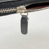 【6fa0548】シャネル 長財布 マトラッセ ラムスキン ブラック シルバー金具【中古】レディース