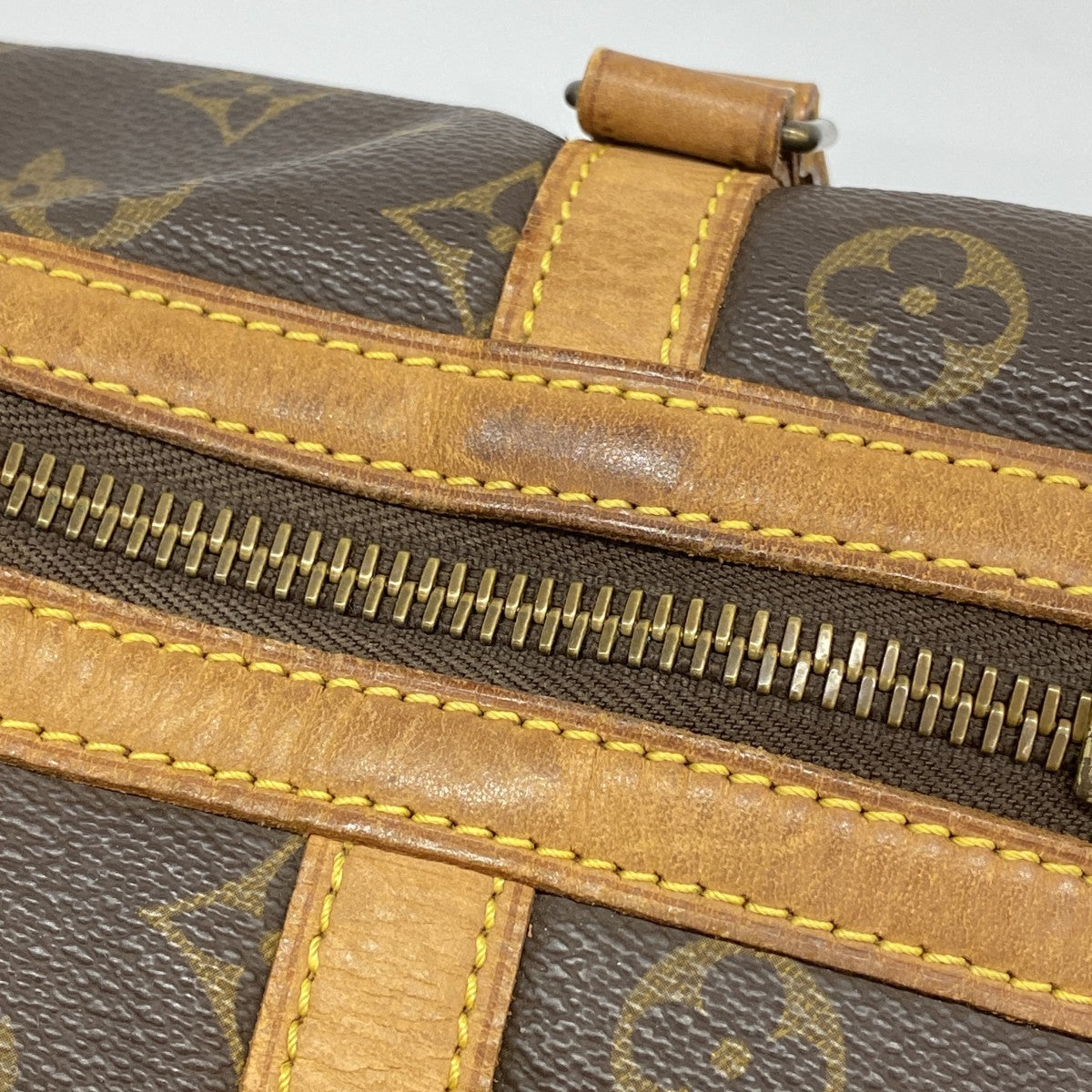 【6fa0549-k】ルイヴィトン ボストンバッグ モノグラム サックスプール35 M41626 ブラウン【中古】メンズ レディース ユニセックス