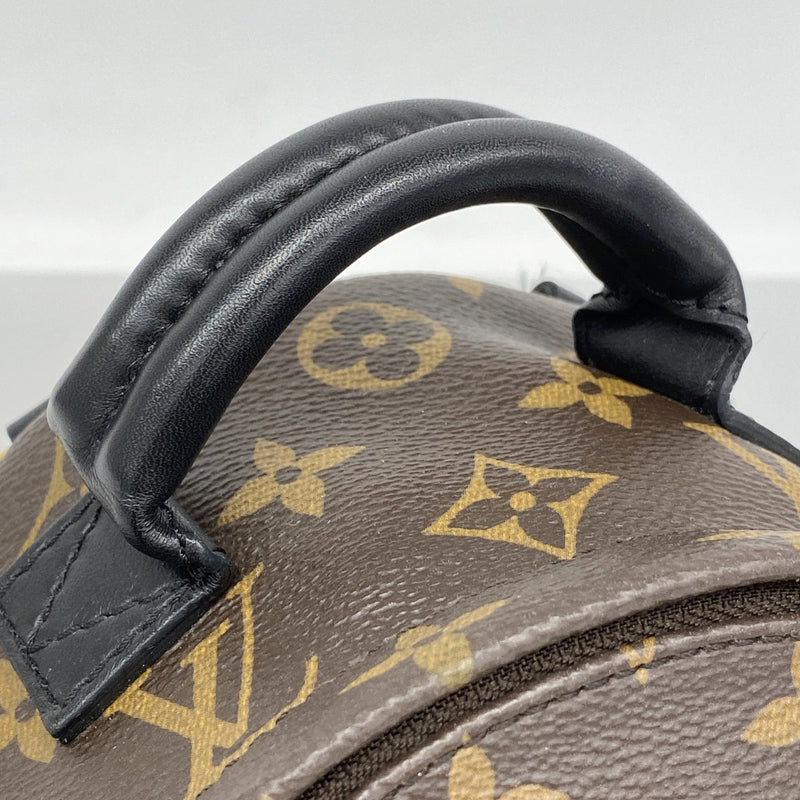 【6fa0551-k】ルイヴィトン リュック・デイパック モノグラム パームスプリングスバックパックMINI M44873 ブラウン【中古】レディース