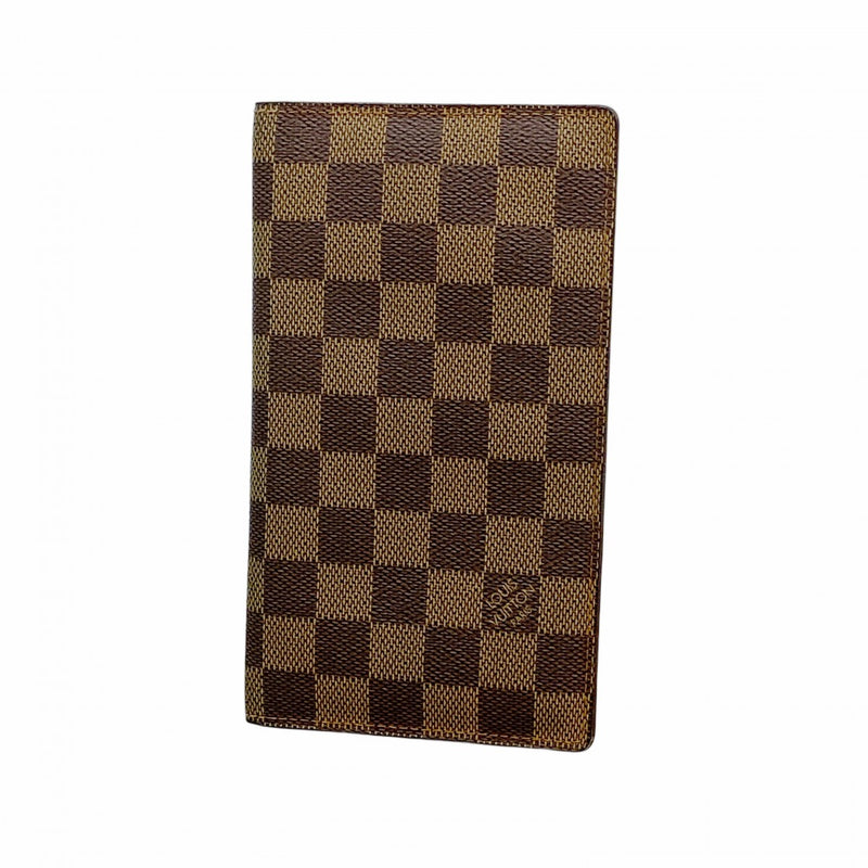 【6fa0553-k】ルイヴィトン 長札入れ ダミエ ポルトシェキエカルトクレディ N62226 エベヌ【中古】メンズ レディース ユニセックス