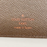 【6fa0553-k】ルイヴィトン 長札入れ ダミエ ポルトシェキエカルトクレディ N62226 エベヌ【中古】メンズ レディース ユニセックス