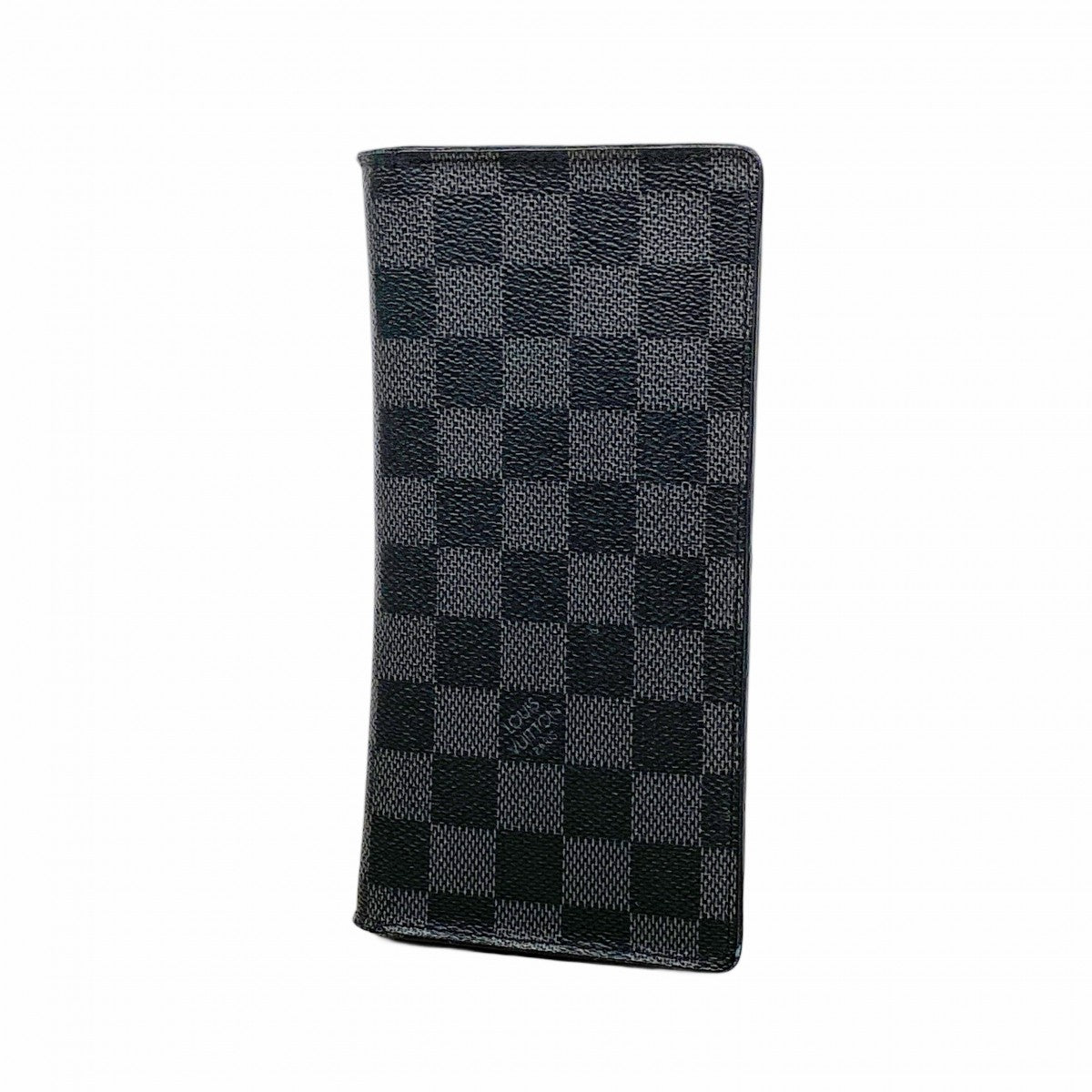 【6fa0554-k】ルイヴィトン 長財布 ダミエ・グラフィット ポルトフォイユブラザ N62665 ブラック【中古】メンズ