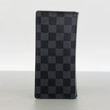 【6fa0554-k】ルイヴィトン 長財布 ダミエ・グラフィット ポルトフォイユブラザ N62665 ブラック【中古】メンズ