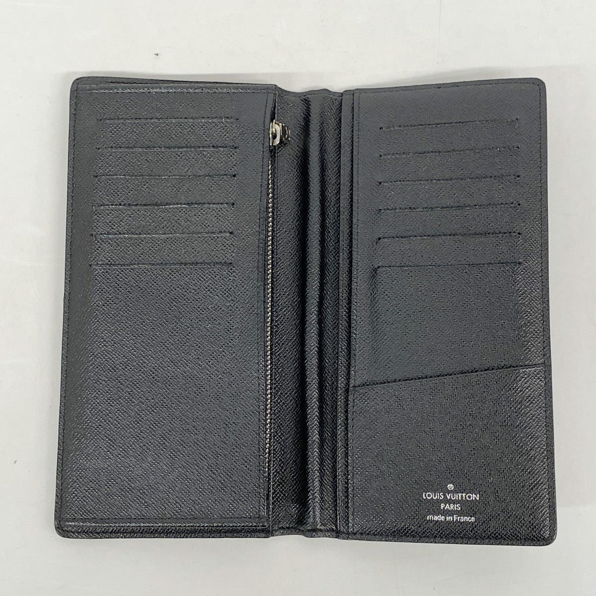 【6fa0554-k】ルイヴィトン 長財布 ダミエ・グラフィット ポルトフォイユブラザ N62665 ブラック【中古】メンズ