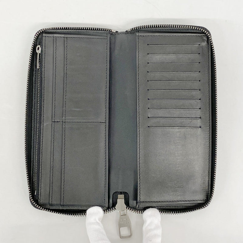 【6fa0555-k】ルイヴィトン 長財布 ダミエ・アンフィニ ジッピーウォレットヴェルティカル N63548 オニキス 【中古】メンズ