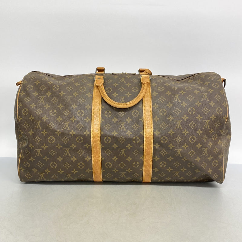 【6fa0559】ルイヴィトン ボストンバッグ モノグラム キーポルバンドリエール60 M41412 ブラウン【中古】メンズ レディース ユニセックス