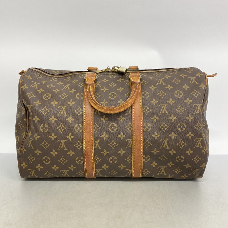 【6fa0560】ルイヴィトン ボストンバッグ モノグラム キーポル45 M41428 ブラウン【中古】メンズ レディース ユニセックス