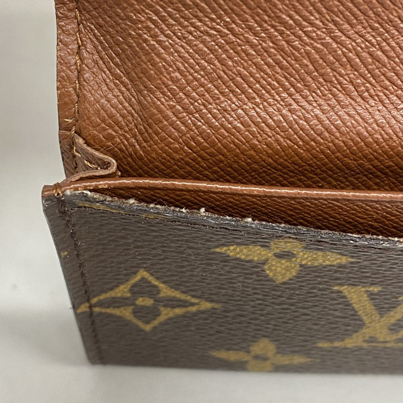 【6fa0568】ルイヴィトン 名刺入れ モノグラム アンヴェロップカルトドゥヴィジット M62920 ブラウン【中古】メンズ レディース ユニセックス