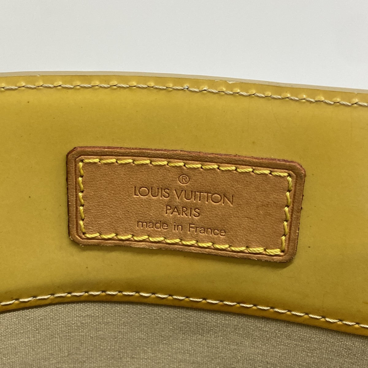 【6fa0573】ルイヴィトン トートバッグ ヴェルニ リードMM M91141 ベージュ【中古】レディース