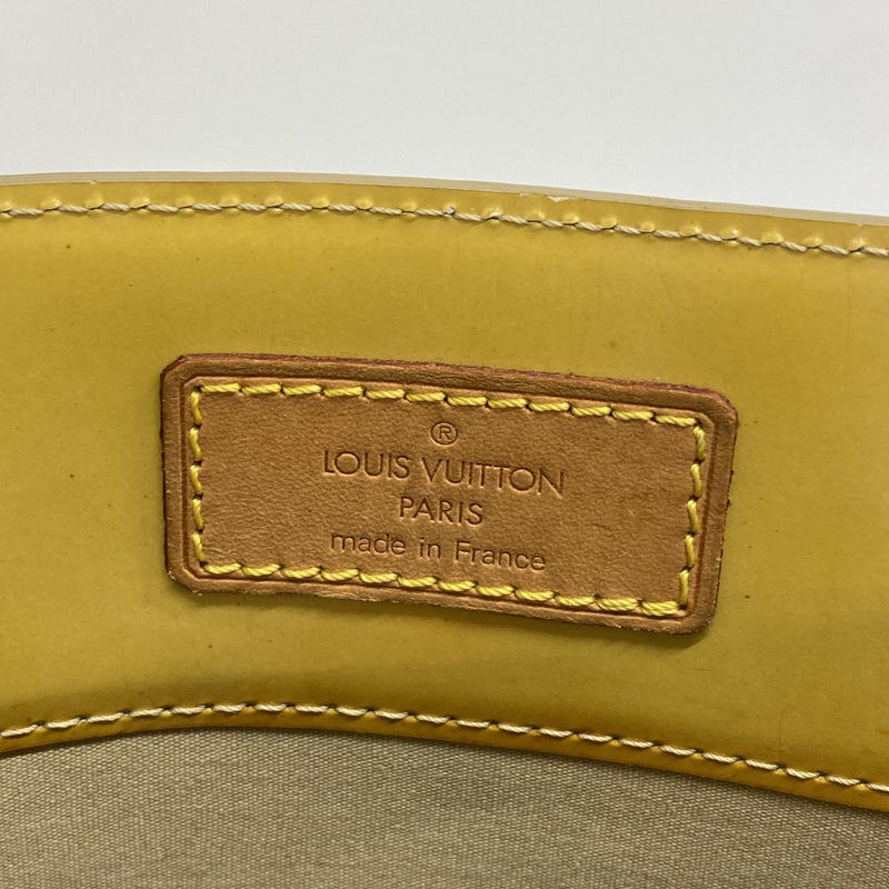 【6fa0573】ルイヴィトン トートバッグ ヴェルニ リードMM M91141 ベージュ【中古】レディース
