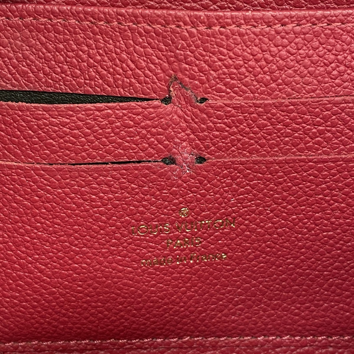 【6fa0577】ルイヴィトン 長財布 モノグラム・アンプラント ジッピーウォレット M60942 ダリア【中古】レディース