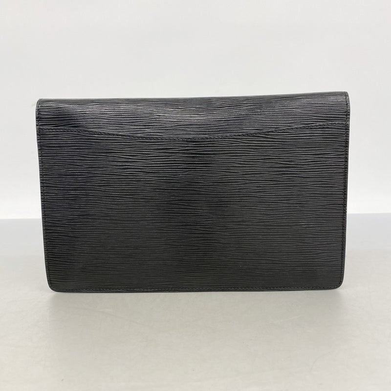 【6fa0583-k】ルイヴィトン クラッチバッグ エピ モンテーニュ27 M52652 ノワール【中古】メンズ レディース ユニセックス