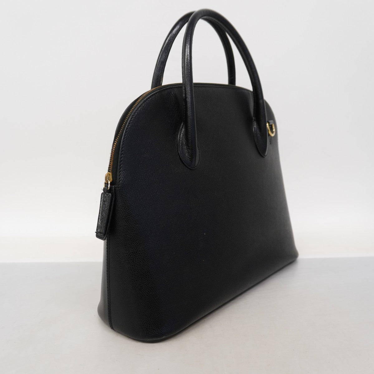 【6fa0589-k】セリーヌ ハンドバッグ レザー ブラック ゴールド金具 2wayバッグ【中古】レディース