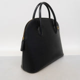 【6fa0589-k】セリーヌ ハンドバッグ レザー ブラック ゴールド金具 2wayバッグ【中古】レディース