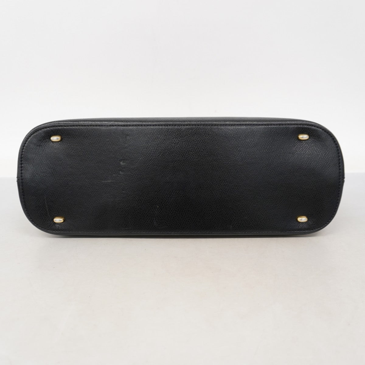 【6fa0589-k】セリーヌ ハンドバッグ レザー ブラック ゴールド金具 2wayバッグ【中古】レディース