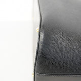 【6fa0589-k】セリーヌ ハンドバッグ レザー ブラック ゴールド金具 2wayバッグ【中古】レディース