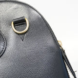 【6fa0589-k】セリーヌ ハンドバッグ レザー ブラック ゴールド金具 2wayバッグ【中古】レディース