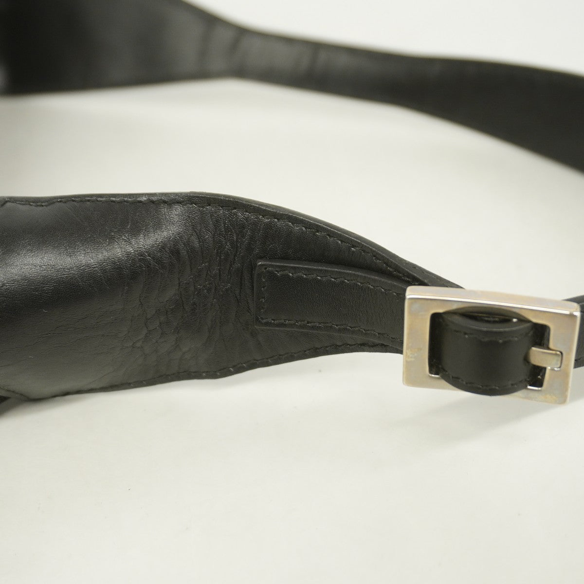 【6fa0602-k】グッチ ハンドバッグ ジャッキー 001 9735 レザー ナイロン ブラック シルバー金具【中古】レディース