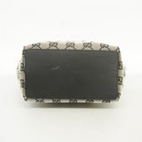 【6fa0603-k】グッチ トートバッグ GGキャンバス 002 1099 キャンバス ブラック ゴールド金具【中古】レディース