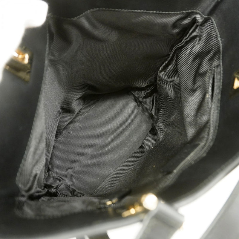 【6fa0603-k】グッチ トートバッグ GGキャンバス 002 1099 キャンバス ブラック ゴールド金具【中古】レディース