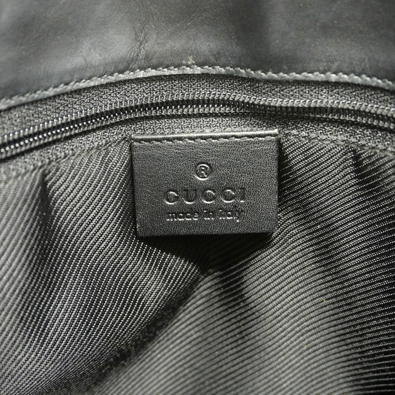 【6fa0603-k】グッチ トートバッグ GGキャンバス 002 1099 キャンバス ブラック ゴールド金具【中古】レディース