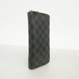 【6fa0605-k】ルイヴィトン 長財布 ダミエ・グラフィット ジッピーウォレットヴェルティカル N63095 ブラック【中古】メンズ