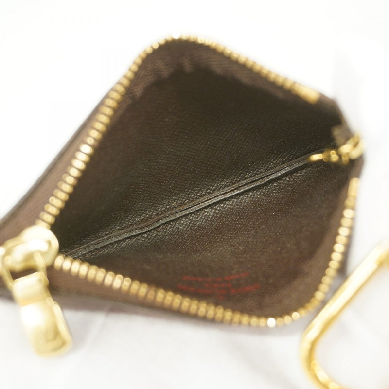 【6fa0608-k】ルイヴィトン コインケース ダミエ ポシェットクレ N62658 エベヌ【中古】メンズ レディース ユニセックス