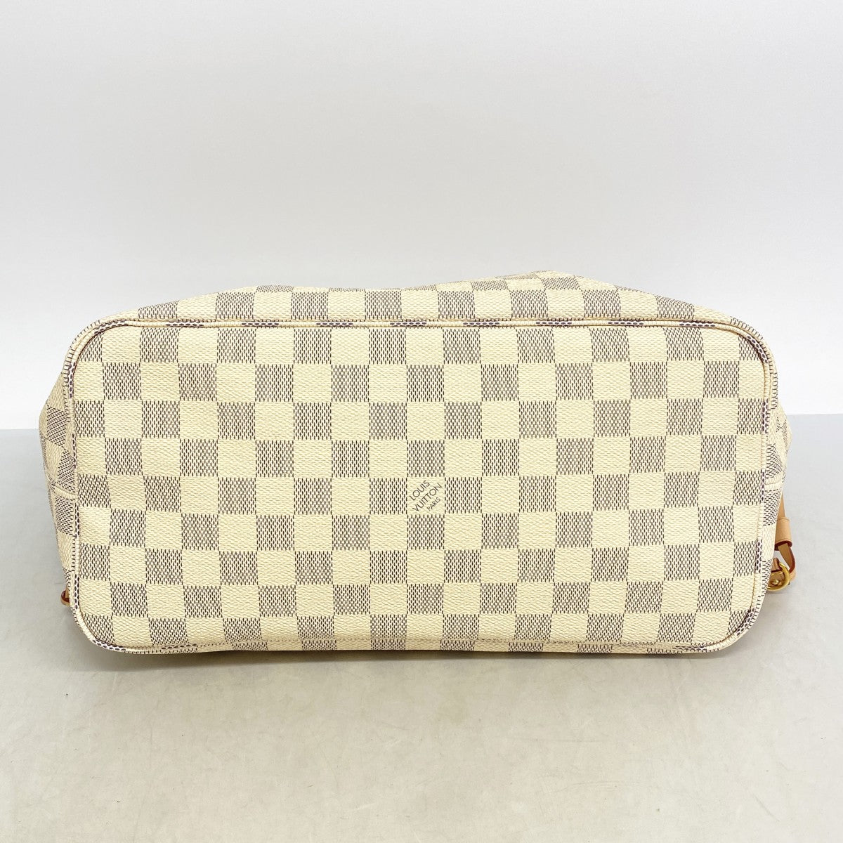【6fa0609】ルイヴィトン トートバッグ ダミエ・アズール ネヴァーフルMM N41361 ホワイト【中古】レディース