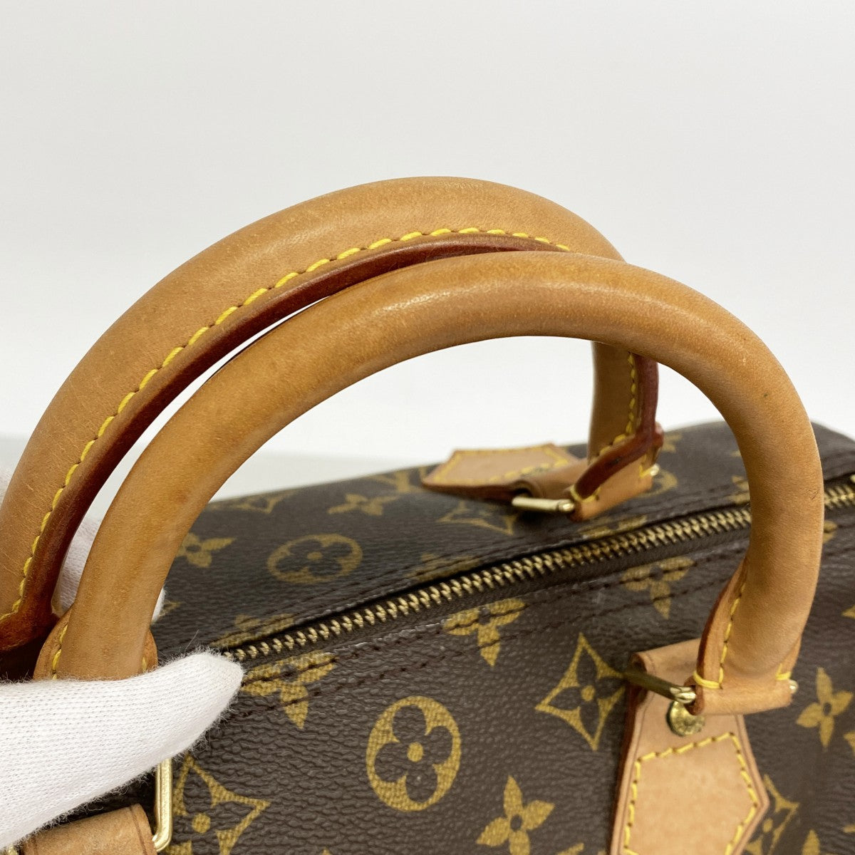 【6fa0612】ルイヴィトン ハンドバッグ モノグラム スピーディ30 M41108 ブラウン【中古】レディース