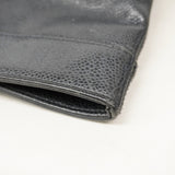 【6fa0619-k】シャネル トートバッグ キャビアスキン ブラック ゴールド金具【中古】レディース