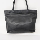 【6fa0619-k】シャネル トートバッグ キャビアスキン ブラック ゴールド金具【中古】レディース