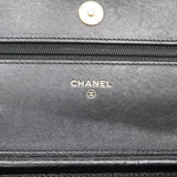 【6fa0621-k】シャネル ショルダーウォレット マトラッセ チェーンショルダー ラムスキン ブラック ゴールド金具【中古】レディース