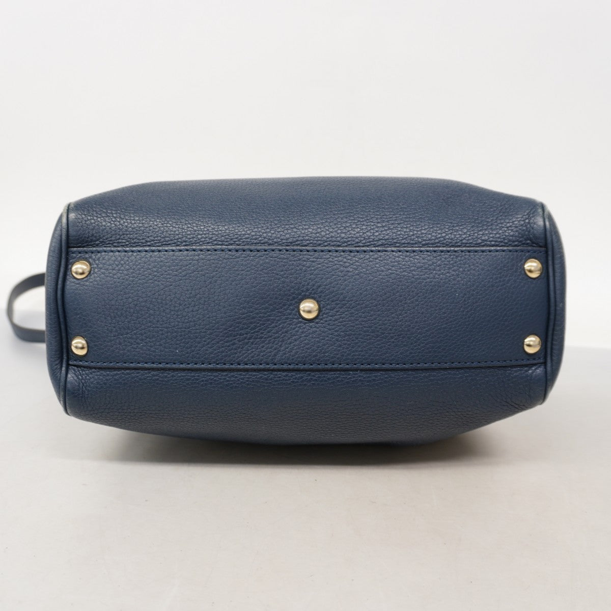 【6fa0623-k】グッチ ハンドバッグ バンブー 336032 レザー ブルー シャンパンゴールド金具 2wayバッグ【中古】レディース