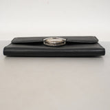【6fa0626-k】ルイヴィトン 三つ折り長財布 エピ ポルトフォイユ ウジェニ M63882 ノワール【中古】レディース