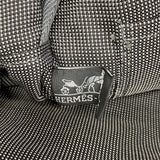 【6fa0631-k】エルメス リュック・デイパック エールラインアドMM キャンバス グレー シルバー金具【中古】メンズ レディース ユニセックス